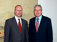 Intendant Jan Metzger und Bürgermeister Jens Böhrnsen