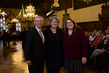 Bürgermeister Carsten Sieling und Senatorin Anja Stahmann verabschieden Ulrike Hauffe, langjährige Bremer Landesfrauenbeauftragte