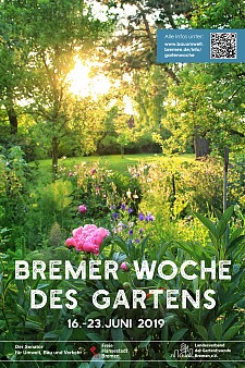 Plakat von der Bremer Woche Des Gartens