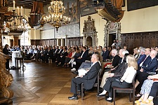 Rund 180 Gäste waren bei dem 50-jährigen Jubiläum der Architektenkammer Bremen dabei. Quelle: Senatspressestelle