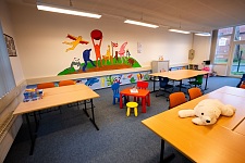 Neuer Raum für eine Lerngruppe im Eldon-Burke-Haus. Foto: Stiftung Friedehorst | Matthias Sabelhaus