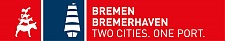 Logo: Bremen Bremerhaven. Two Cities. One Port.