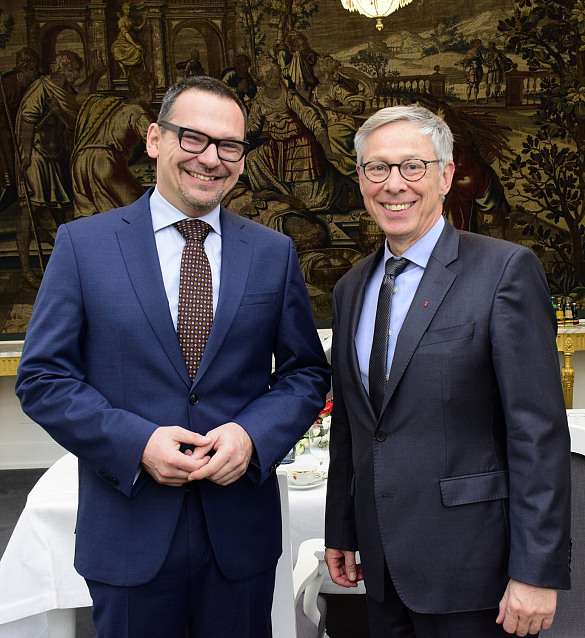 Bürgermeister Carsten Sieling und der Generalsekretär der Kulturstiftung der Länder, Prof. Dr. Markus Hilgert 