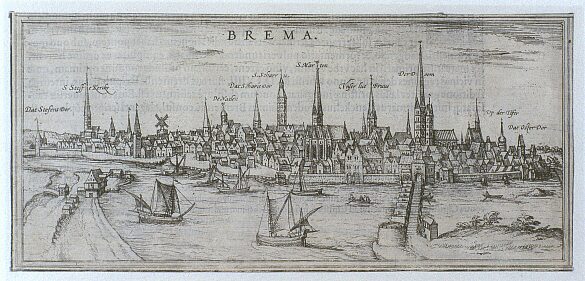 Bremen um 1560. Foto: Senatspressestelle/Staatsarchiv