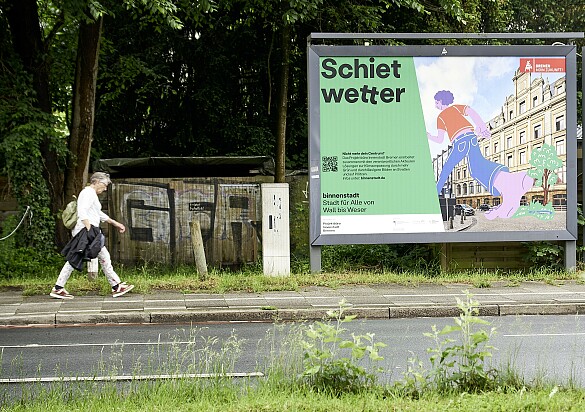 Ein weiteres Motiv der Kampagne. Foto: Projektbüro Innenstadt / Christian Burmester