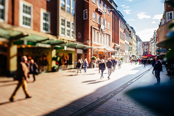 Mit der neuen Auflage des Wettbewerbs Neu gedacht – neu gemacht unterstützt die WFB den bestehenden Einzelhandel und die Gastronomie in der Bremer Innenstadt. Foto: WFB / Jonas Ginter