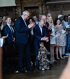 29. Einbürgerungsfeier im Bremer Rathaus in festlicher und fröhlicher Atmosphäre. Foto: Senatspressestelle