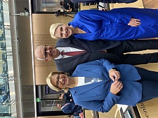 Die neue Bundesratspräsidentin Anke Rehlinger (links) mit ihrer Vorgängerin Manuela Schwesig und Bürgermeister Andreas Bovenschulte. 