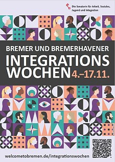 Plakat Integrationswoche. 